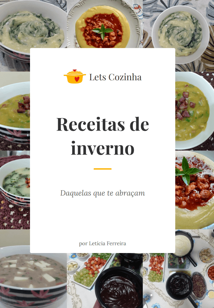 Capa do e-book: Receitas de inverno
