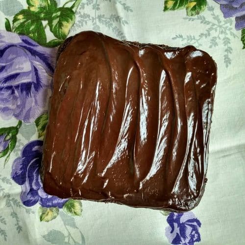 Bolo de chocolate com abobrinha